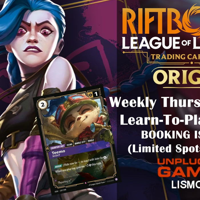 Riftbound Weekly Thursday/Friday Learn-To-Play Demos (By Appointment)