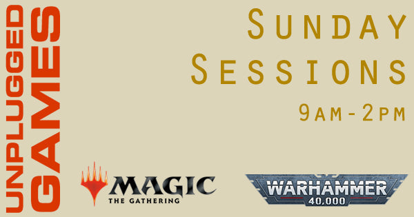 SUNDAY SESSIONS ARE NOW LIVE!