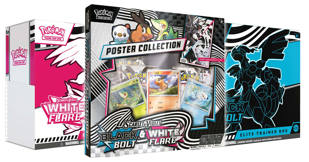 POKEMON SCARLET & VIOLET BLACK BOLT WHITE FLARE