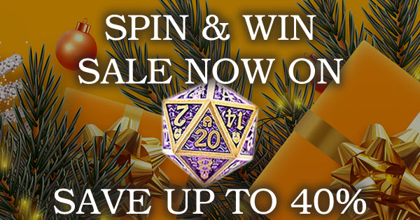 SAVE UP TO 40% THE CHRISTMAS WITH OUR SPIN & WIN SALE