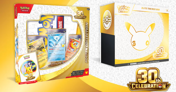 POKEMON 30TH CELEBRATION PLAYER PRE-ORDERS OPEN NOW
