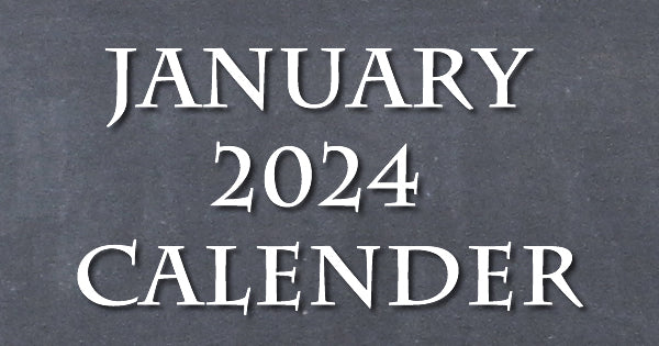 January 2024 Calender