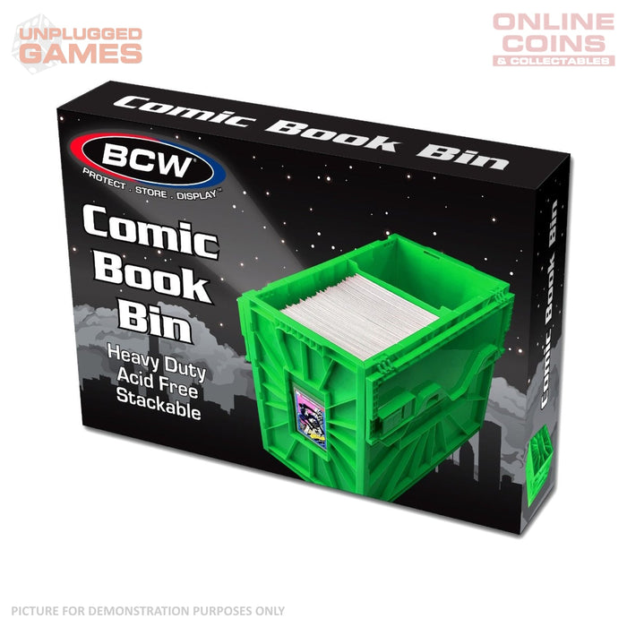 BCW Short Comic Book Bin - GREEN