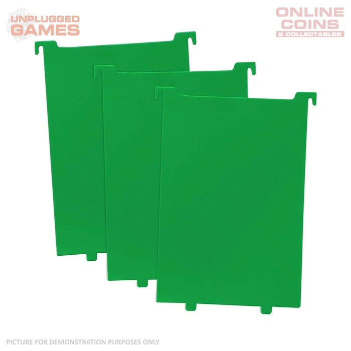 BCW Comic Book Bin Partitions - Green