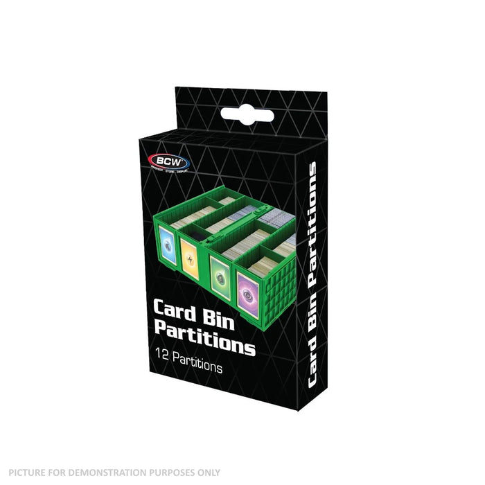 BCW Collectible Card Bin Partitions - GREEN