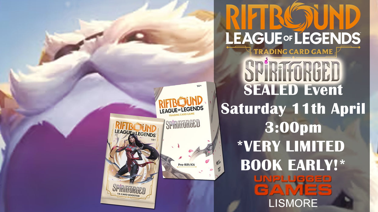 Riftbound Spiritforged - SEALED - 11th April - EVENT ENTRY