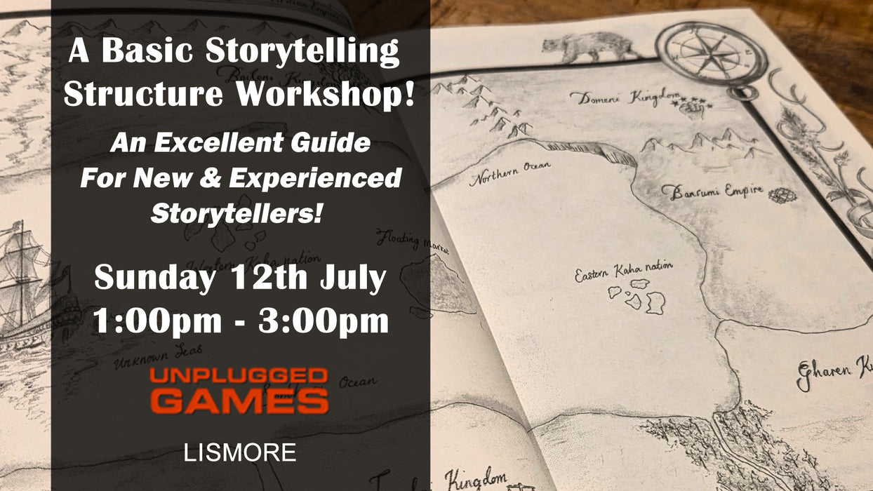 A Basic Storytelling Structure Workshop - An Excellent Guide For New and Experienced Storytellers! (Inc. Dungeon Masters) - Sunday 12th July - EVENT ENTRY