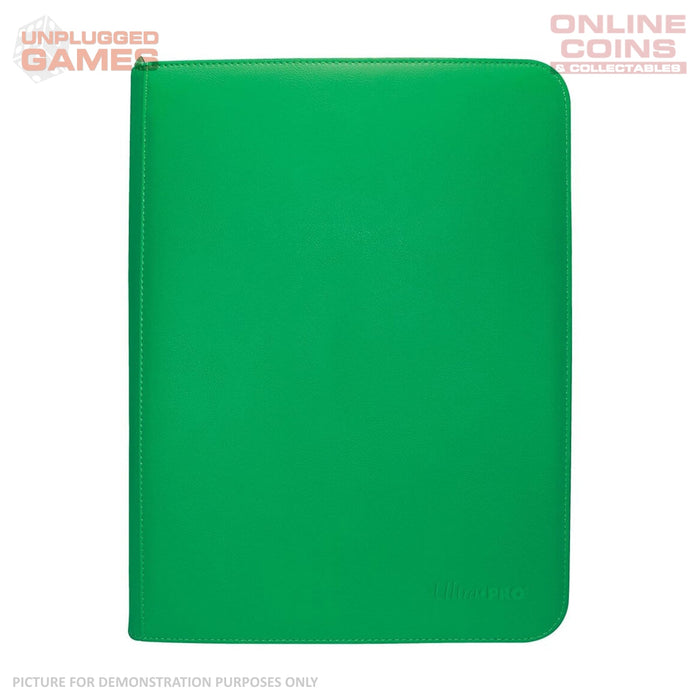 ULTRA PRO Binder - Vivid 9-Pocket Zippered Pro-Binder: Green