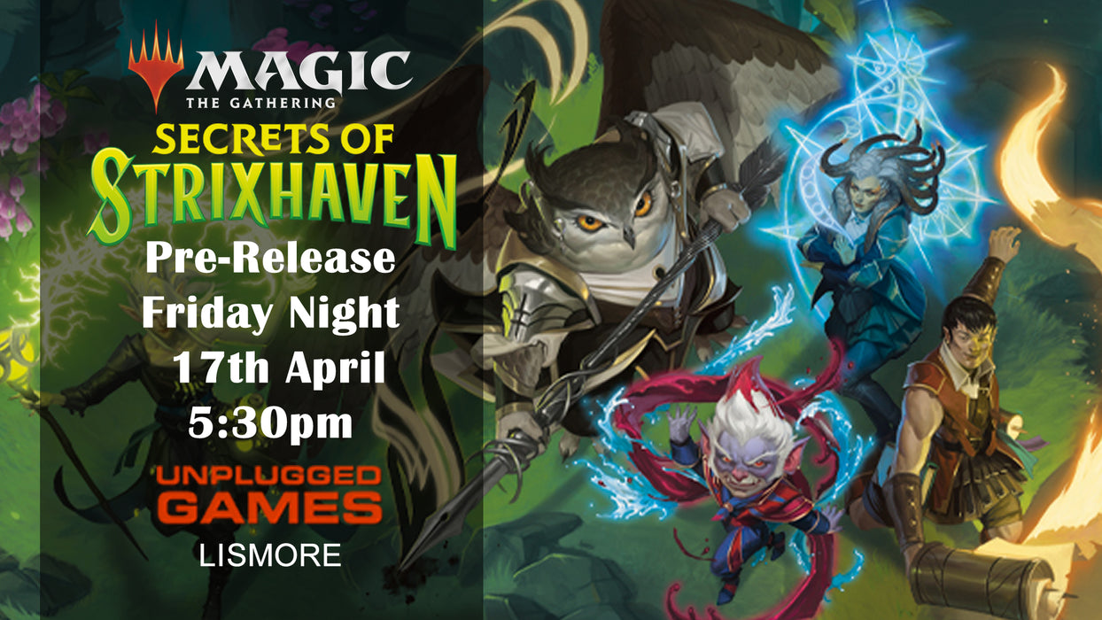 Magic: The Gathering Secrets of Strixhaven - Friday Night Pre-Release - 17th April - EVENT ENTRY