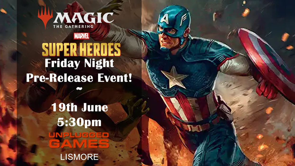Magic: The Gathering Marvel Superheroes - Friday Night Pre-Release - 19th June - EVENT ENTRY
