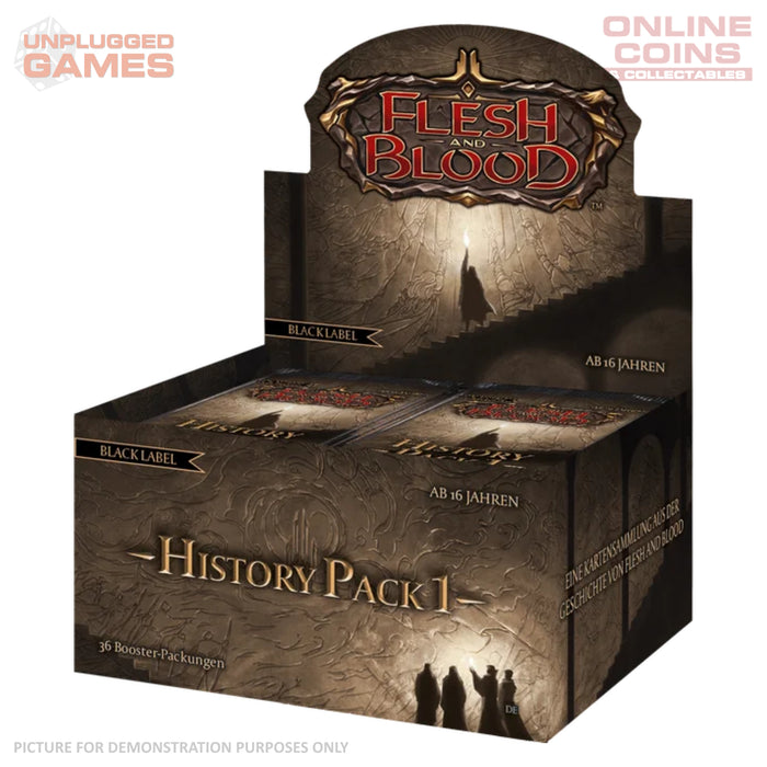 Flesh and Blood History Pack 1- BOX of 36 Booster Packs