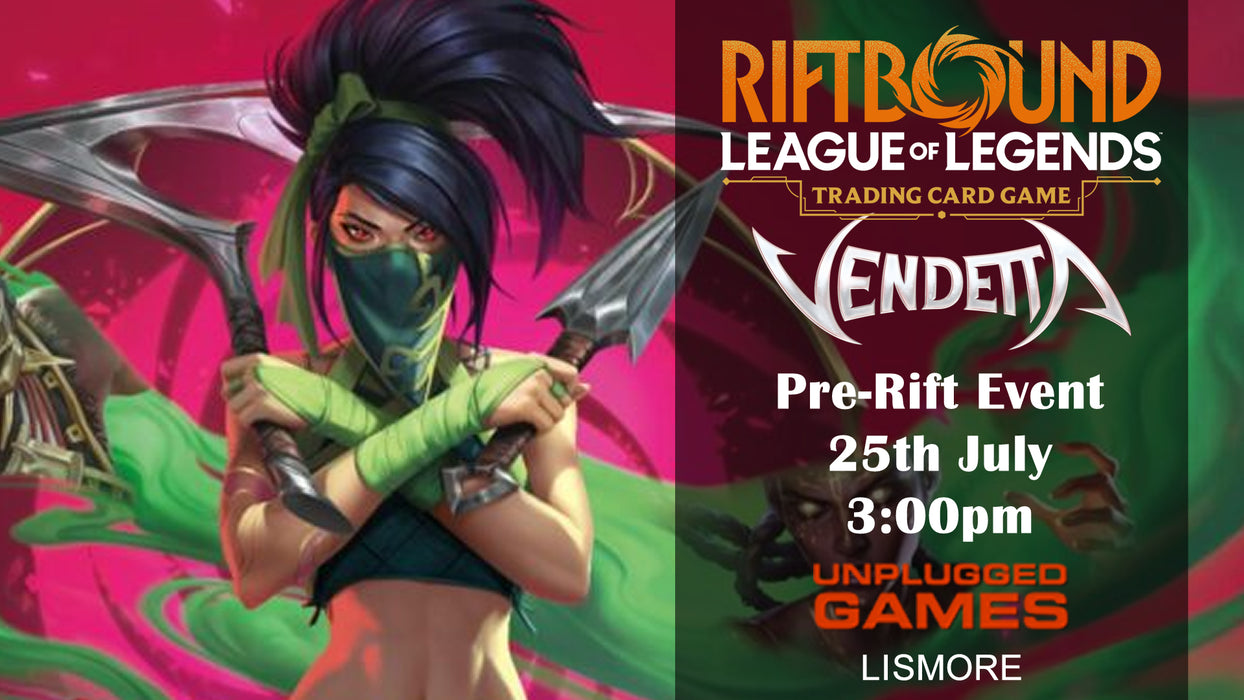 Riftbound Vendetta Pre-Rift Event - July 25th - EVENT ENTRY