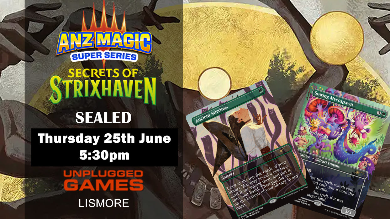 Magic: The Gathering - ANZ Super Series Cycle 13 STORE QUALIFIER (#1) SEALED - Thursdsay 25th June - EVENT ENTRY