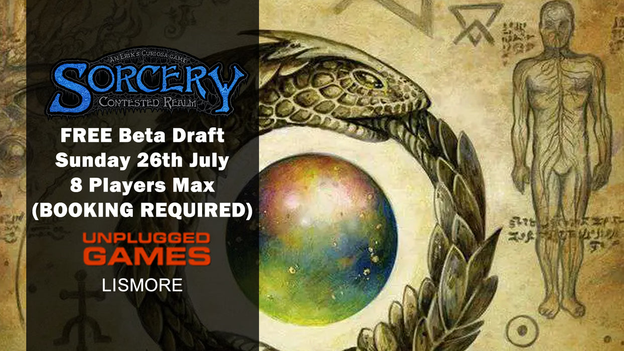 Sorcery TCG FREE Beta Draft - 26th July - EVENT ENTRY
