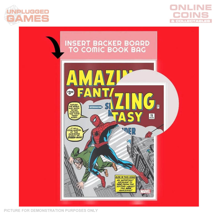 EVORETRO Regular Size Comic Boards (100ct) 10.5 x 6.9 inches