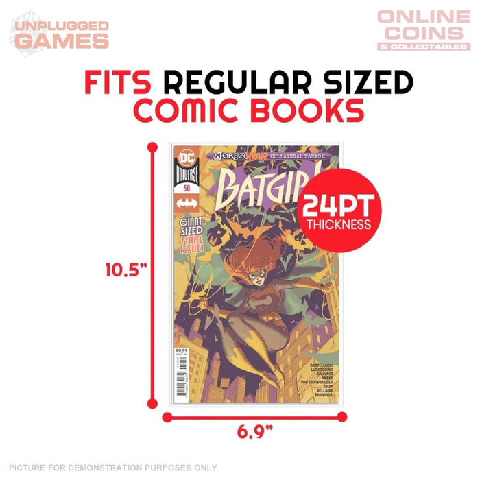 EVORETRO Regular Size Comic Boards (100ct) 10.5 x 6.9 inches