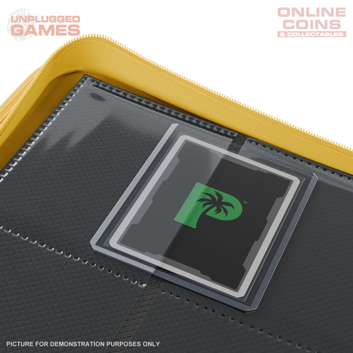 Palms Off Gaming Collector's Series Top Loader Zip Binder - 9 Pocket - YELLOW