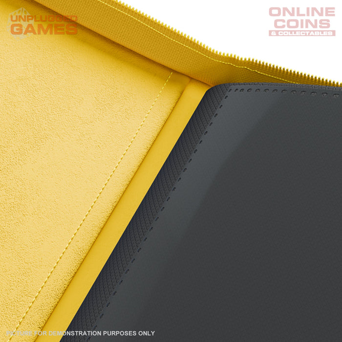 Palms Off Gaming Collector's Series Top Loader Zip Binder - 9 Pocket - YELLOW