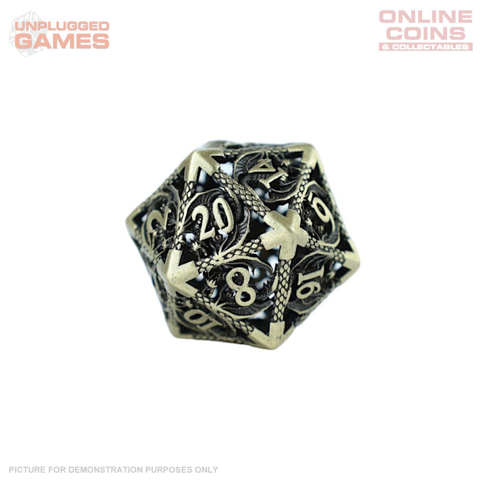 LPG Dice RPG Set Hollow Dragon - Tarnished Gold