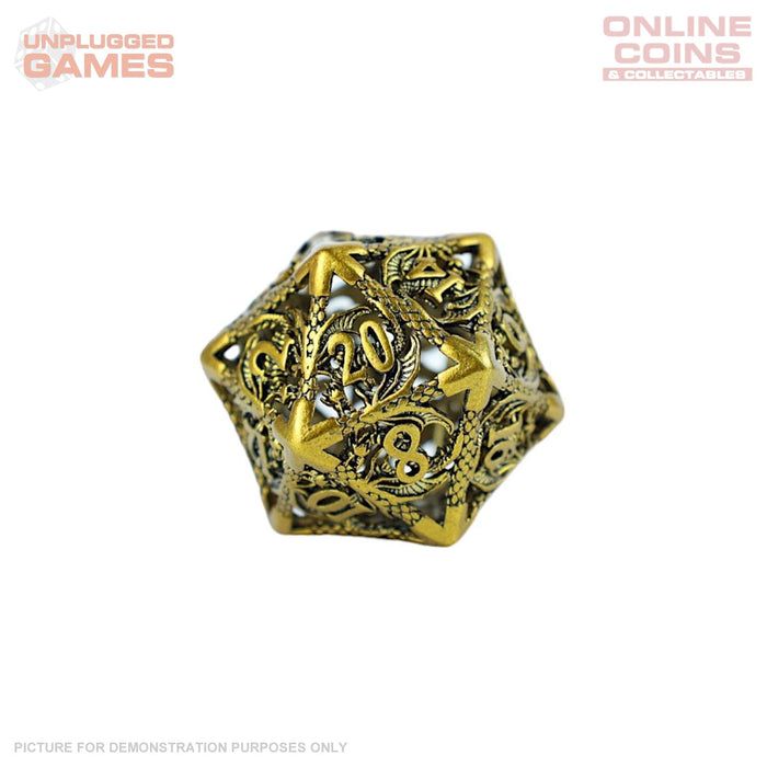 LPG Dice RPG Set Hollow Dragon - Ancient Bronze