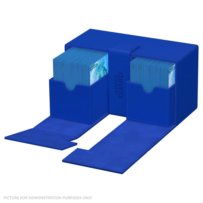 Ultimate Guard Twin Flip 'n Tray 266+ Xenoskin Deck Box - BLUE