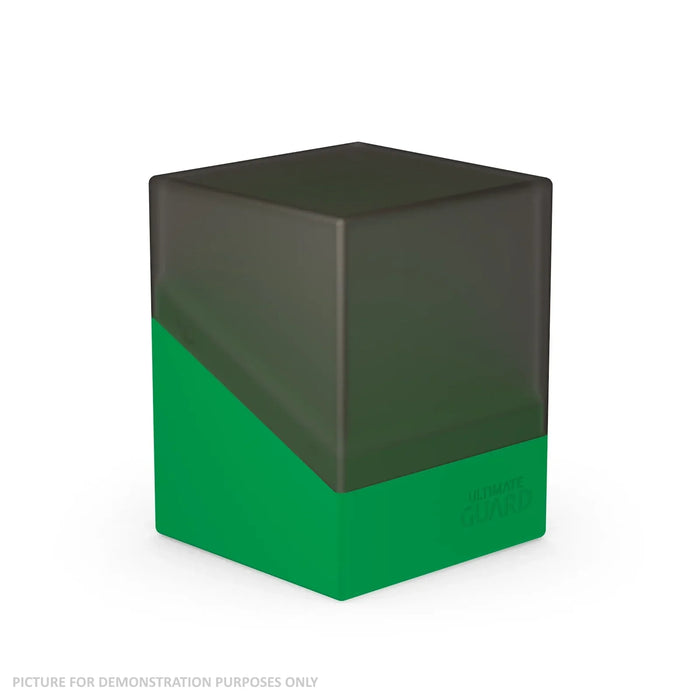 Ultimate Guard SYNERGY Boulder 100+ Deck Box - BLACK / GREEN