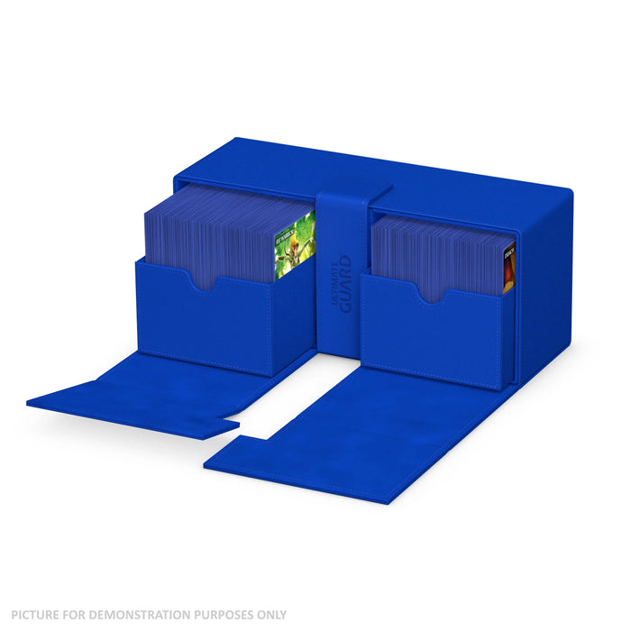 Ultimate Guard Twin Flip 'n Tray 266+ Xenoskin Deck Box - BLUE