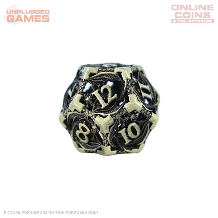 LPG Dice RPG Set Hollow Dragon - Tarnished Gold