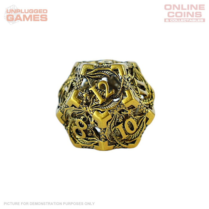 LPG Dice RPG Set Hollow Dragon - Ancient Bronze