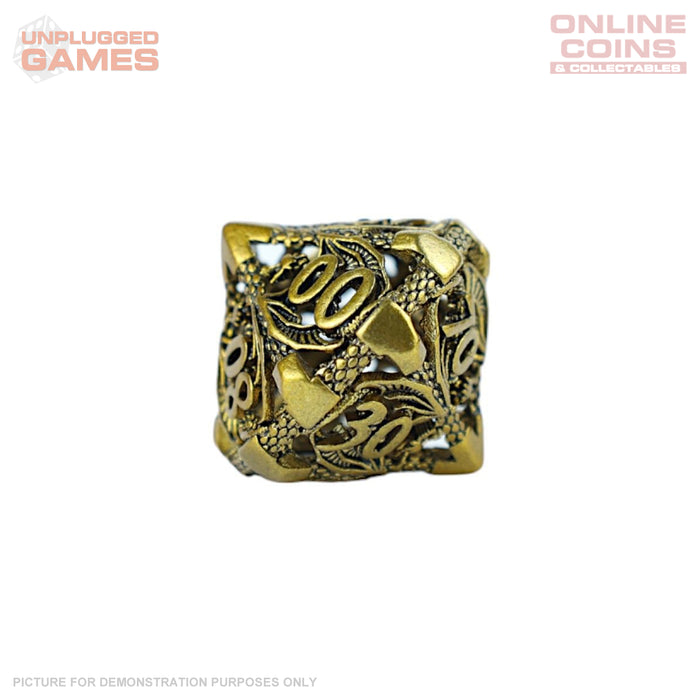 LPG Dice RPG Set Hollow Dragon - Ancient Bronze
