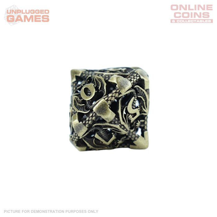 LPG Dice RPG Set Hollow Dragon - Tarnished Gold