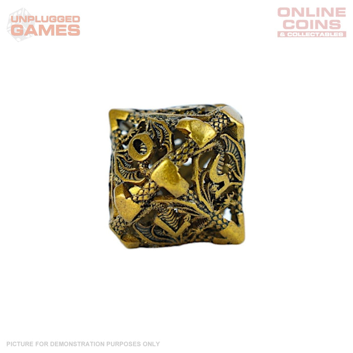 LPG Dice RPG Set Hollow Dragon - Ancient Bronze