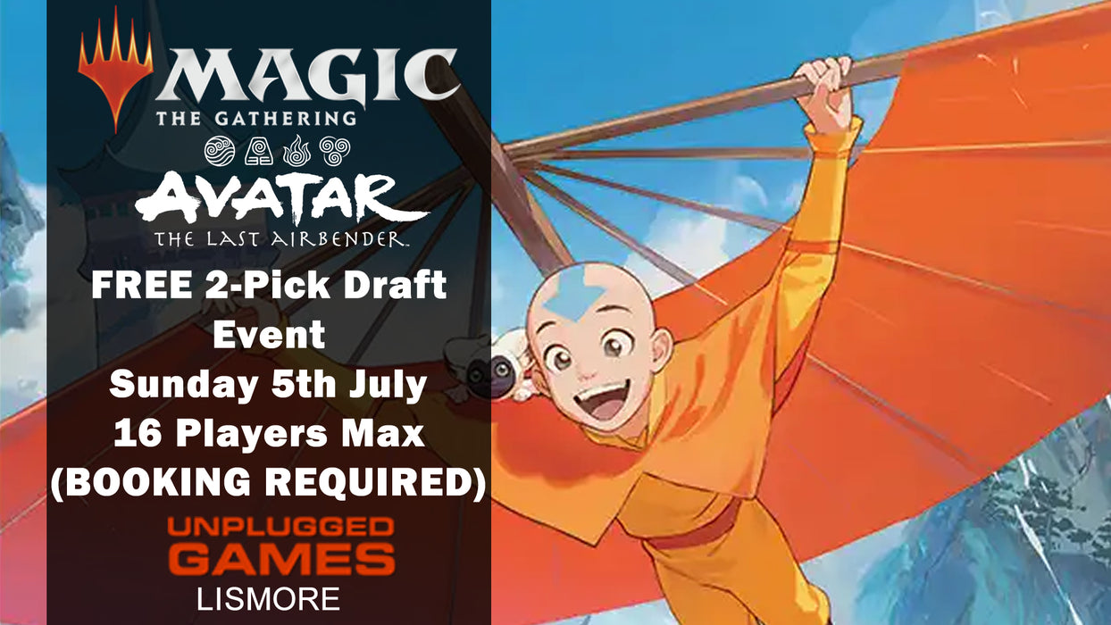 Magic: The Gathering Avatar: The Last Airbender - FREE 2-Pick Draft 5th July - EVENT ENTRY