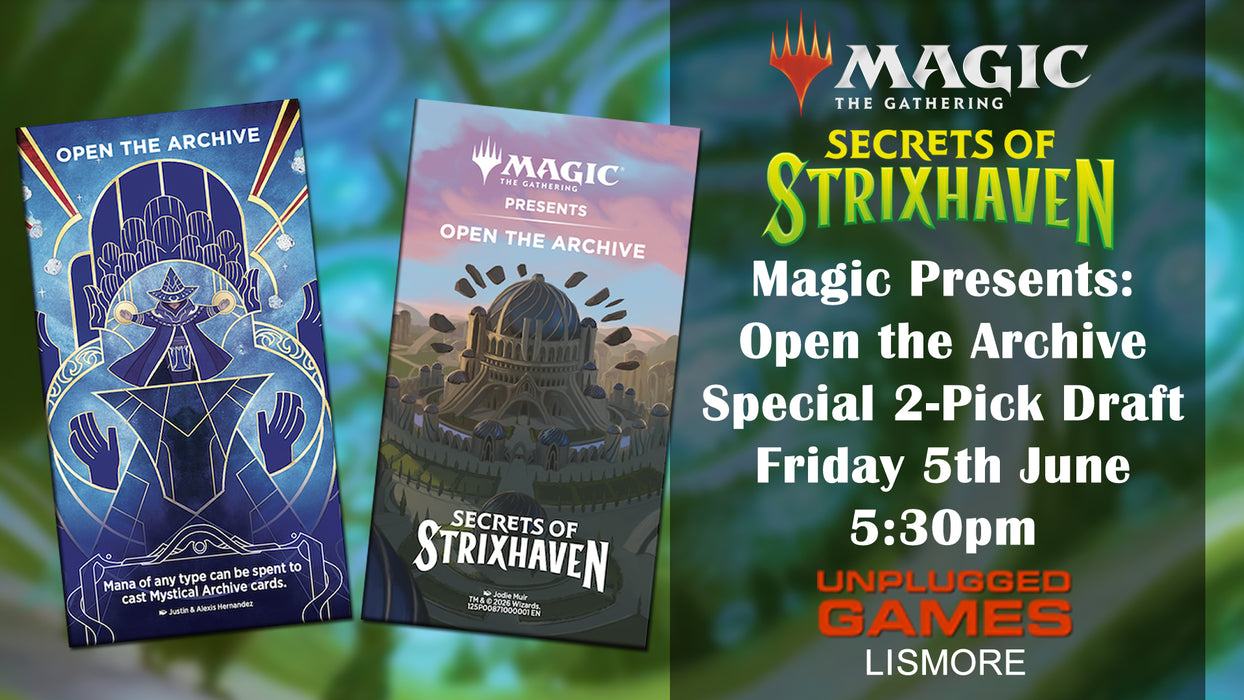 Magic: The Gathering - Magic Presents: Open the Archive - A SPECIAL 2-Pick Draft - 5th June - EVENT ENTRY