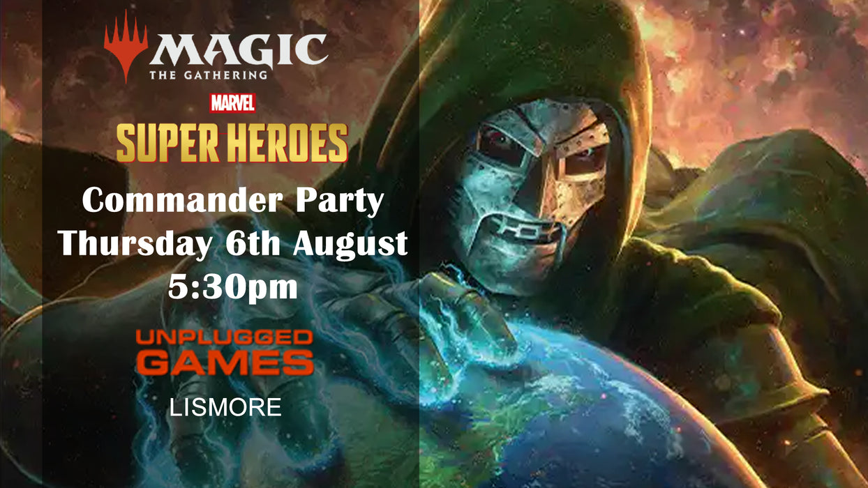 Magic: The Gathering Marvel Super Heroes- Commander Party - 6th August - EVENT ENTRY