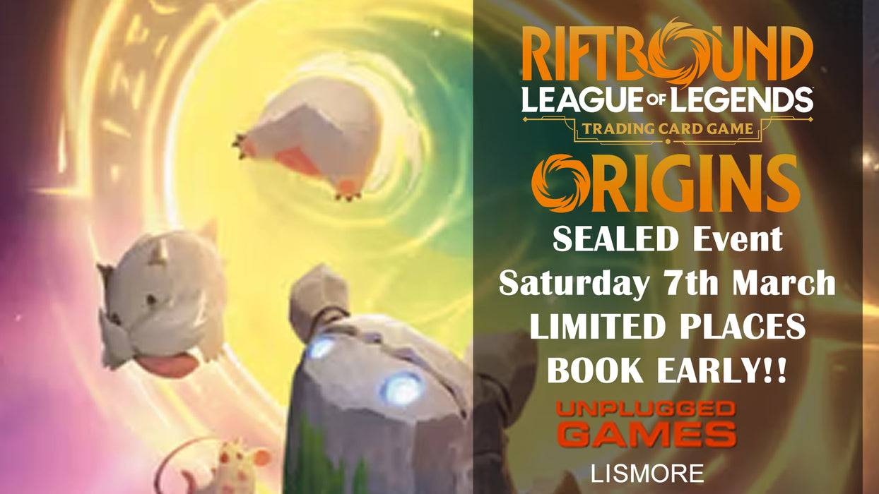 Riftbound Origins SEALED Event - Saturday 7th March - EVENT ENTRY