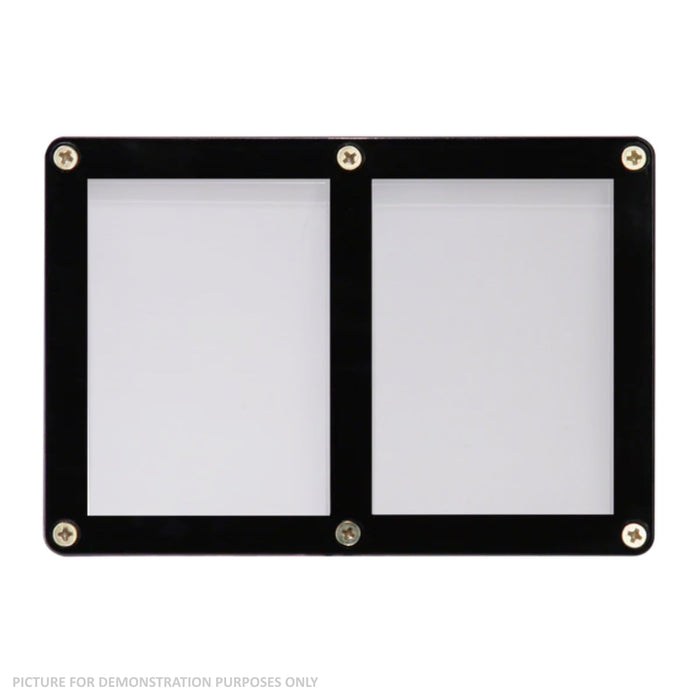 Ultra Pro Black Frame 2 Card Screwdown Holder