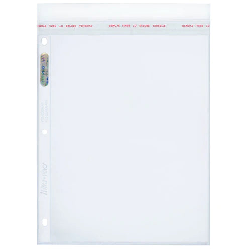 Ultra Pro 3-Hole Flexible Current and Silver Age Size Comic Pages - Full Box of 100 Sheets
