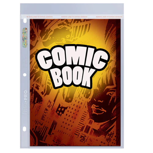 Ultra Pro 3-Hole Flexible Current and Silver Age Size Comic Pages - Bundle of 10 Sheets