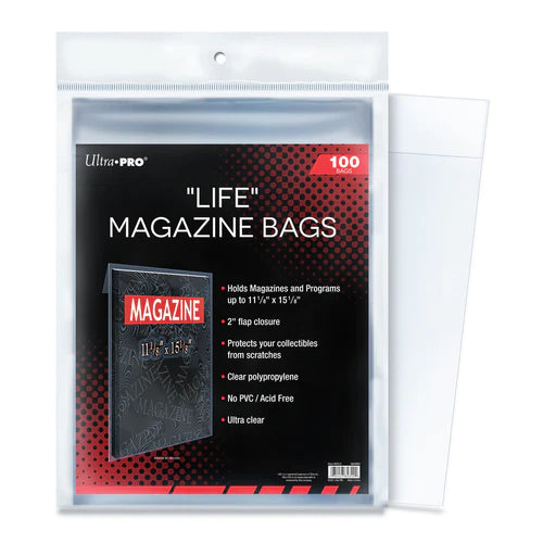 Ultra Pro LIFE Magazine Bags - Packet of 100