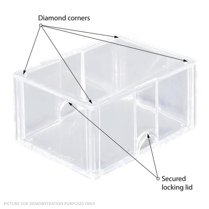 ULTRA PRO Storage Box - Clear Card Diamond Corners 100ct