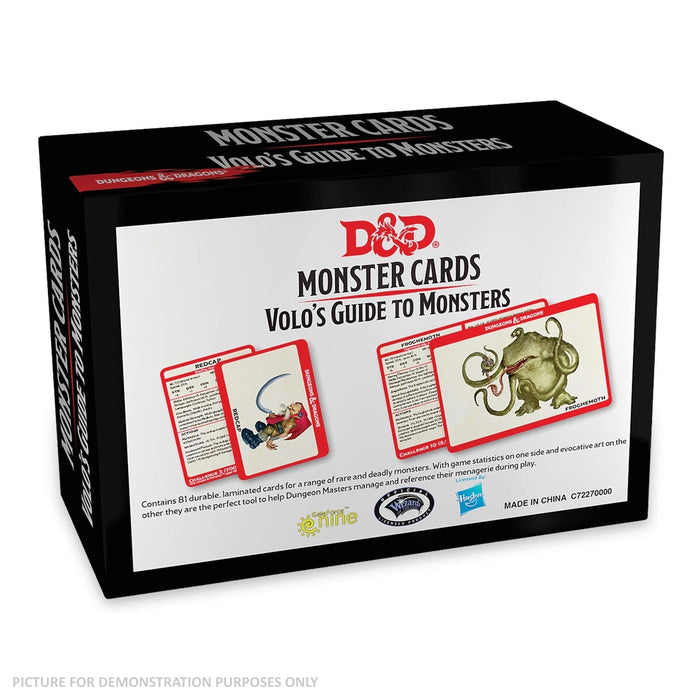Dungeons & Dragons Monster Cards Volos Guide to Monsters Deck