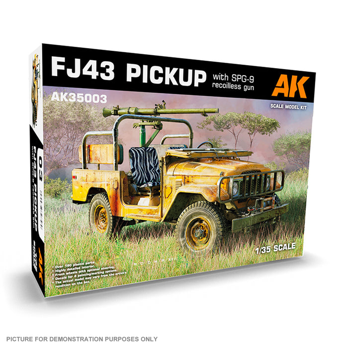 AK Interactive - 1/35 Scale Models - FJ43 PICKUP WITH SPG-9 RECOILLESS GUN