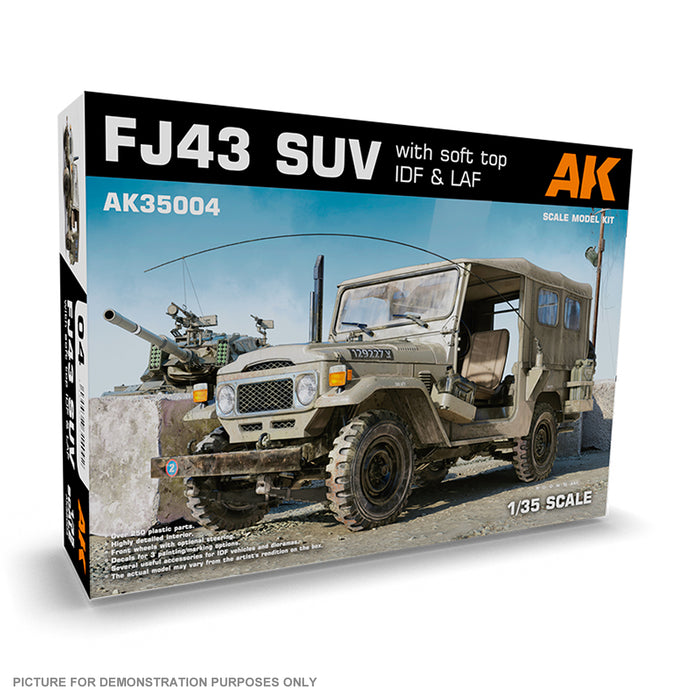 AK Interactive - 1/35 Scale Models - FJ43 SUV WITH SOFT TOP IDF & LAF