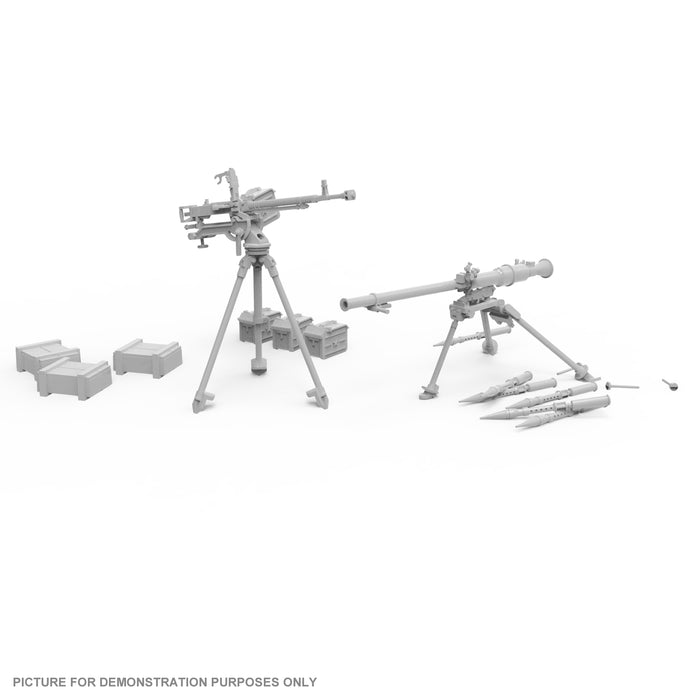 AK Interactive - 1/35 Scale Models - INFANTRY SUPPORT WEAPONS DShKM & SPG-9