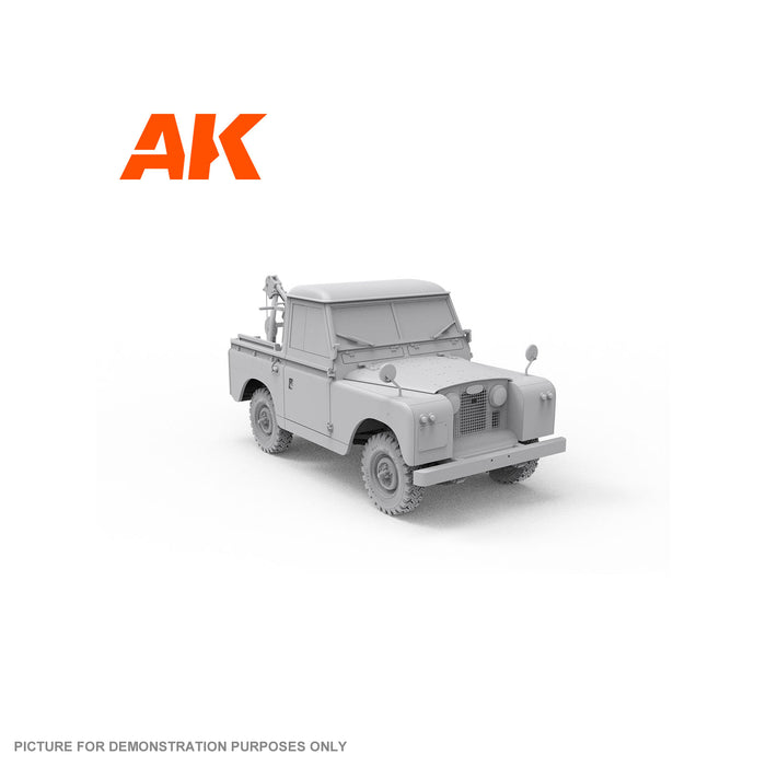 AK Interactive - 1/35 Scale Models - LAND ROVER 88 SERIES IIA CRANE-TOW TRUCK