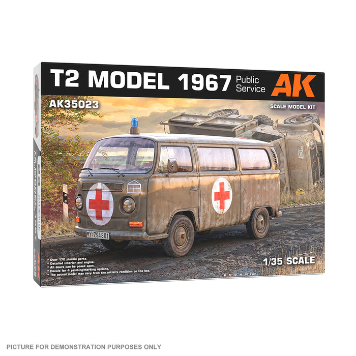 AK Interactive - 1/35 Scale Models - T2 MODEL 1967 PUBLIC SERVICE