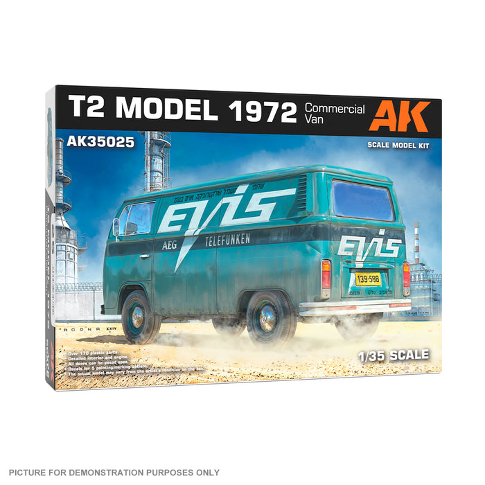 AK Interactive - 1/35 Scale Models - T2 MODEL 1972 COMMERCIAL VAN
