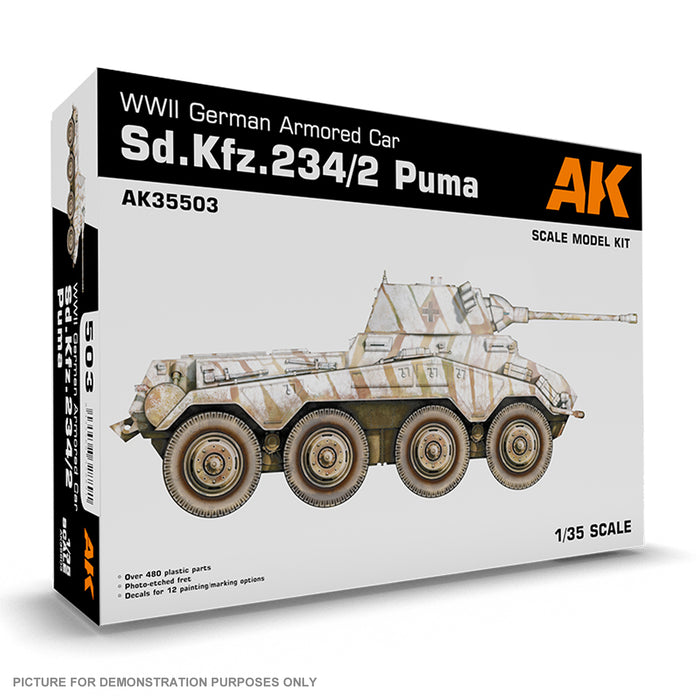 AK Interactive - 1/35 Scale Models - Sd.Kfz.234/2 Puma