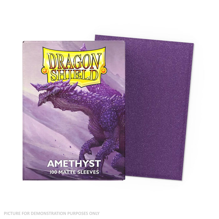 Dragon Shield 100 Standard Size Card Sleeves - Matte Amethyst